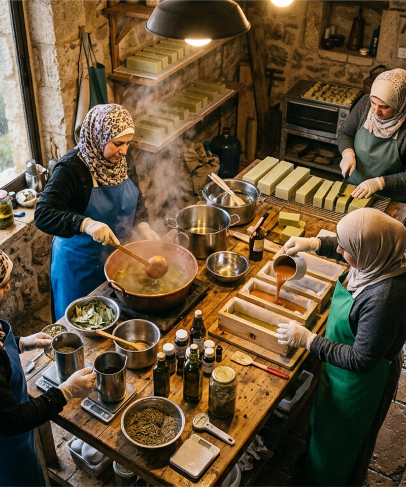 صورة تراثية لجمعية عرجة - عجلون